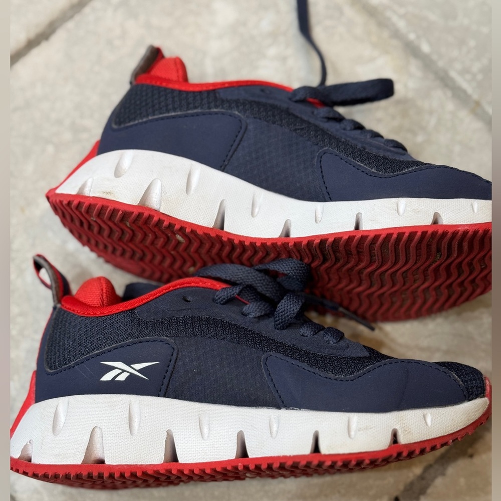 Boys Reebok Navy and red Sneakers